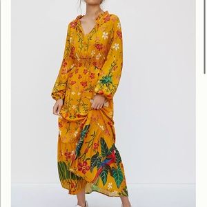 Farm Rio Anthropologie Cristy Maxi Dress sz. Small